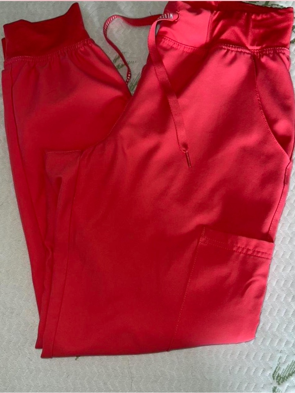 Coral Med Couture Scrub Pants